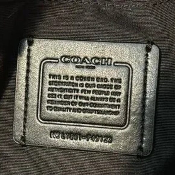 Coach Black Floral Backpack main image 7